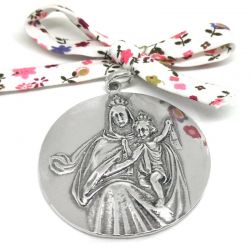 Foto principal Virgen del Carmen relieve plata.